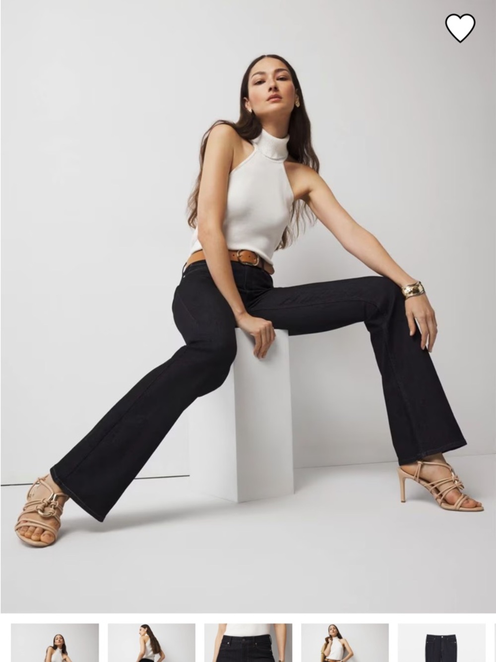White House Black Market High-Rise Flare Jeans
